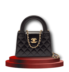 Chanel Black Quilted Leather Mini Kelly Bag