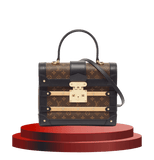 Louis Vuitton Black Monogram Canvas Trianon Top Handle Bag
