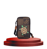 Louis Vuitton Brown Coated Canvas Giant Damier Nigo Phone Pouch