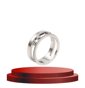 Messika Move Romane Diamonds 18k White Gold Ring