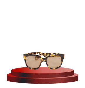 Oliver Peoples Brown Tortoise Brinley Square Sunglasses