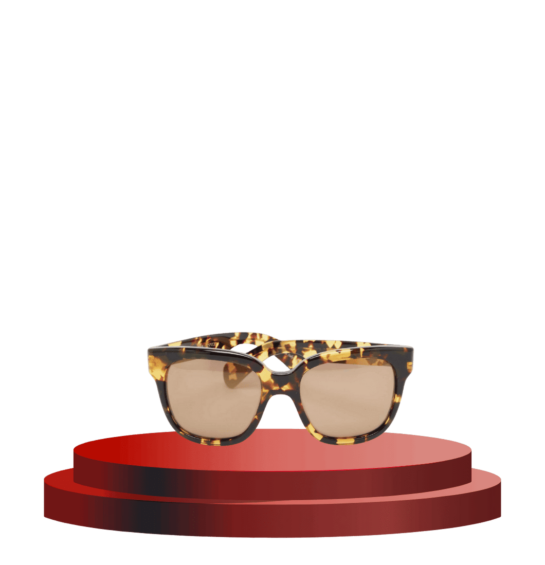 Oliver Peoples Brown Tortoise Brinley Square Sunglasses