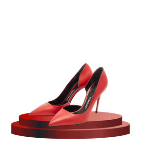 Tom Ford Red Leather D'orsay